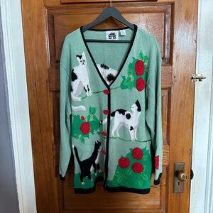 Storybook Knots Cat Cardigan